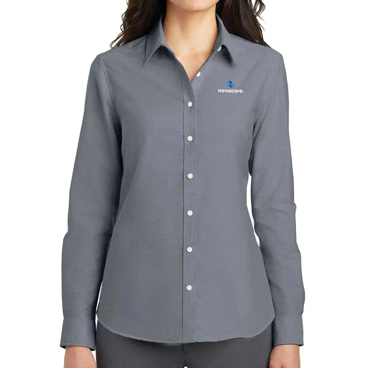 Port Authority® SuperPro™ Ladies' Oxford Shirt