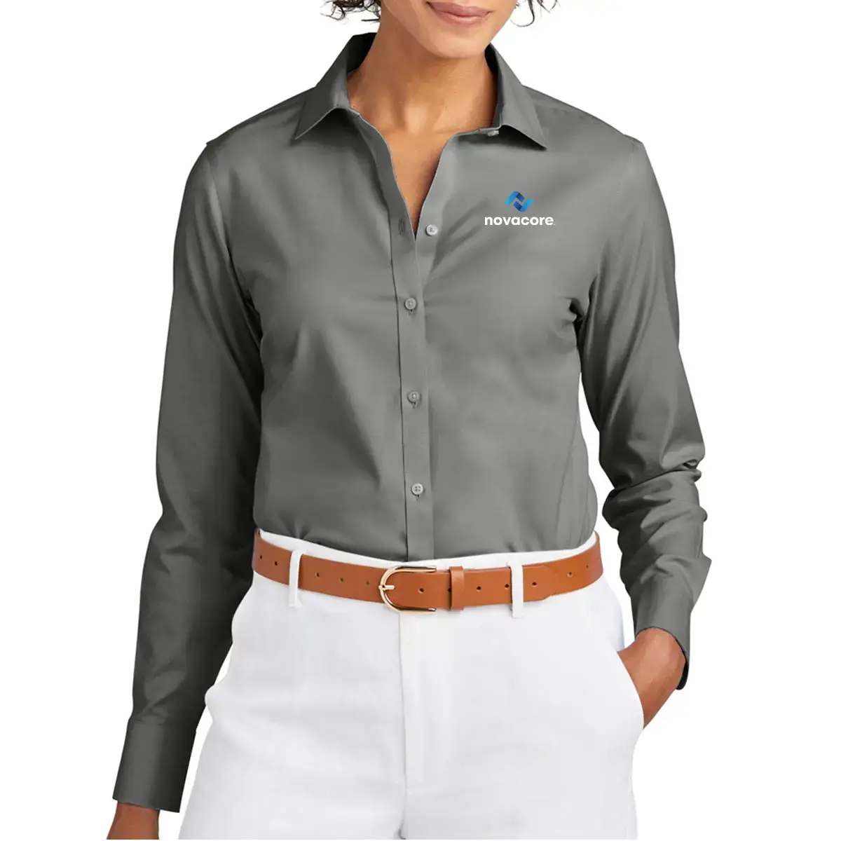 Brooks Brothers® Ladies' Wrinkle-Free Stretch Pinpoint Shirt
