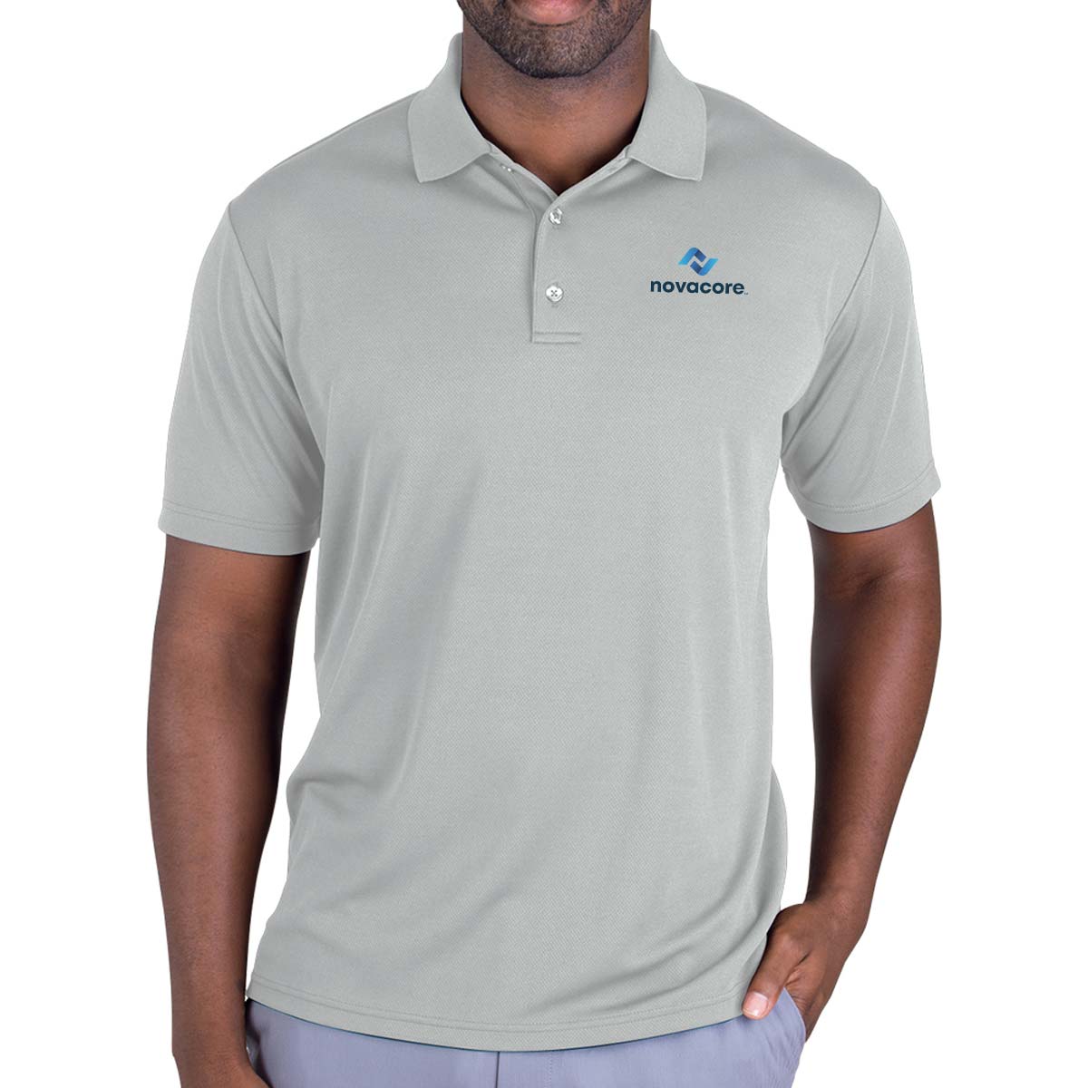 Men's Polyester Mesh Polo