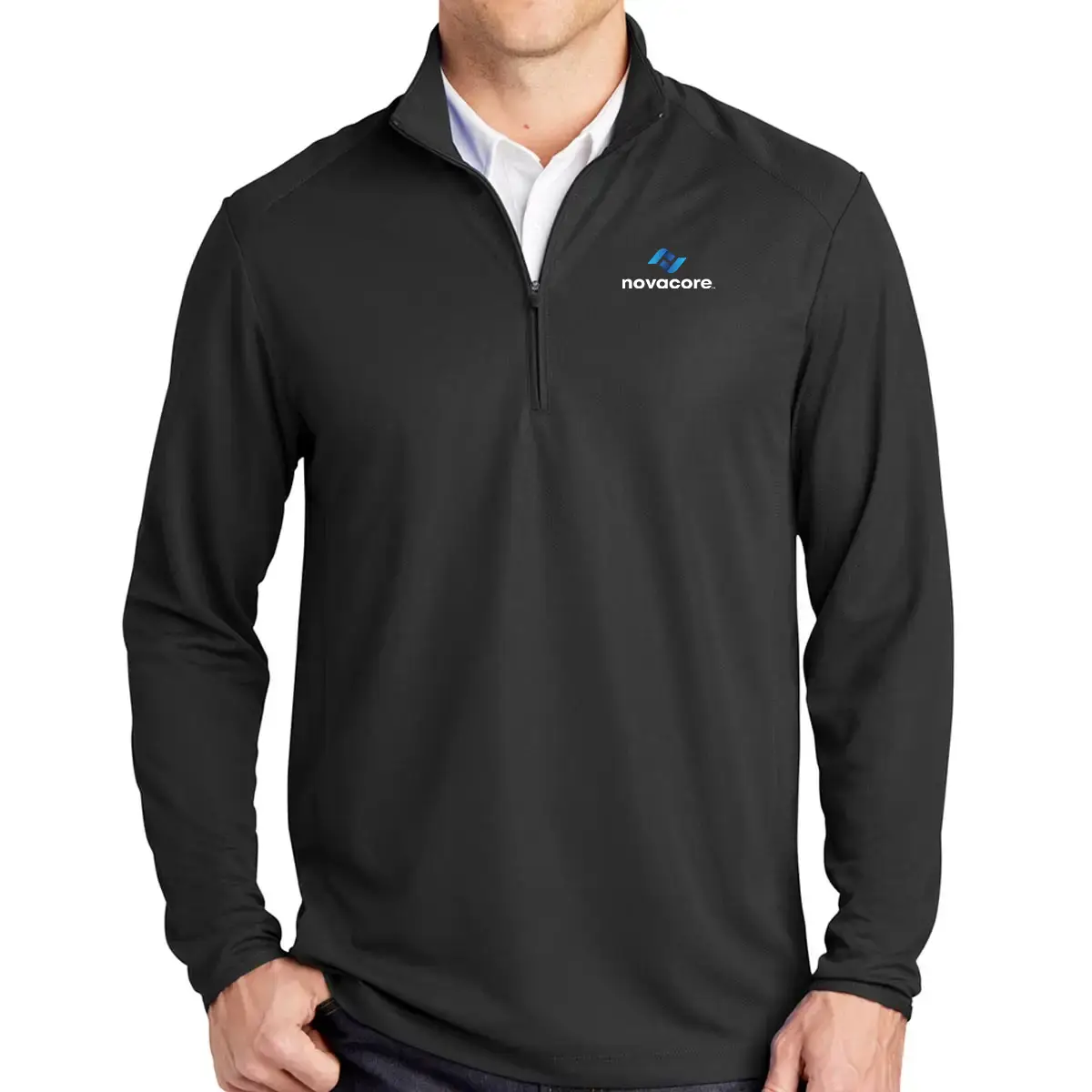 Men's Pinpoint Mesh 1/2 Zip