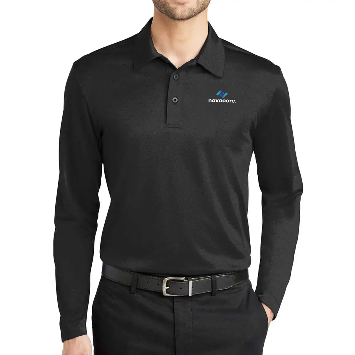 Men's Silk Touch Performance Long Sleeve Polo
