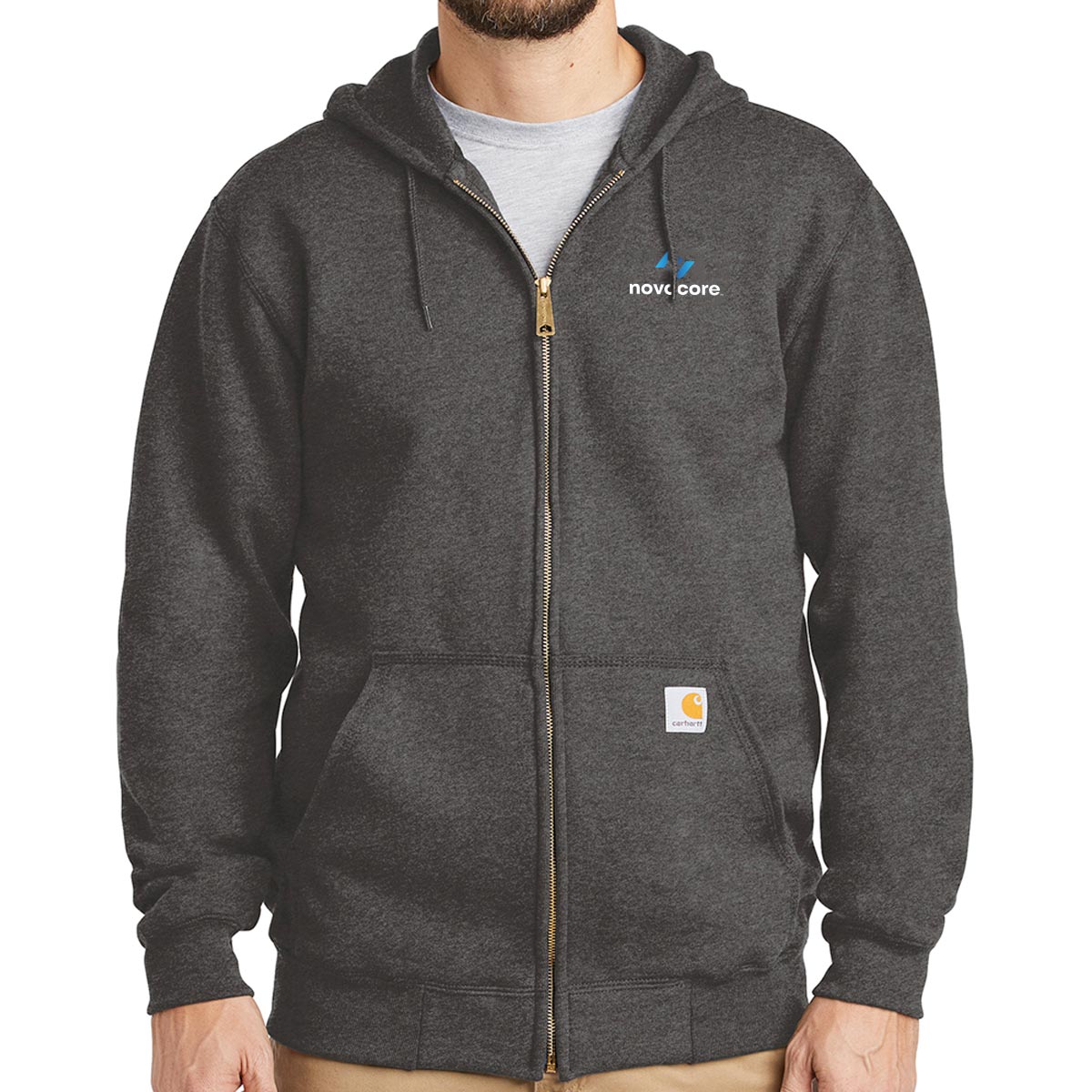 Carhartt Men's Midweight Hooded Zip-Front Sweatshirt