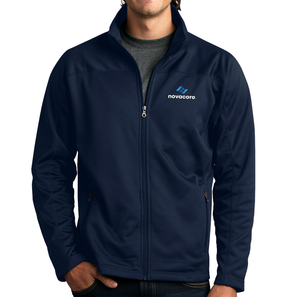 Alternative view of Men's Softshell Fleece Jacket