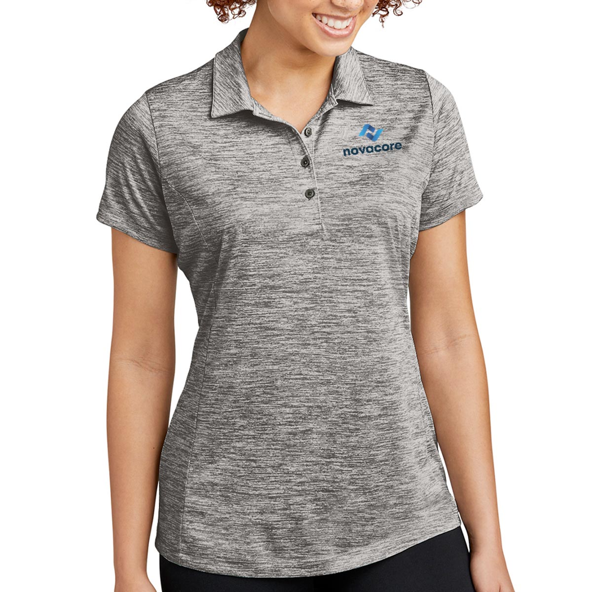 Ladies' Electric Heather Polo - Image 7