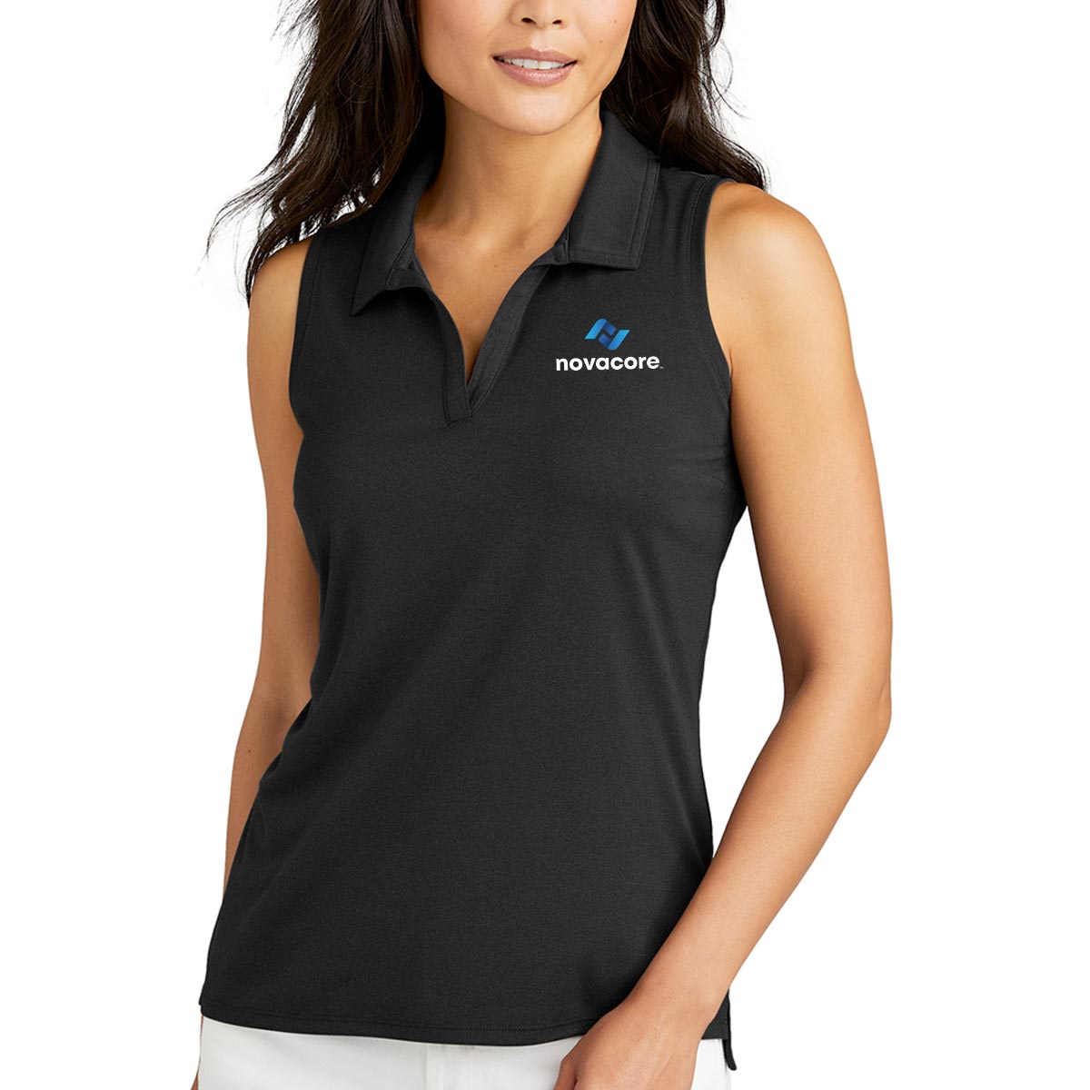 TravisMathew Ladies' Coto Performance Sleeveless Polo - Image 4
