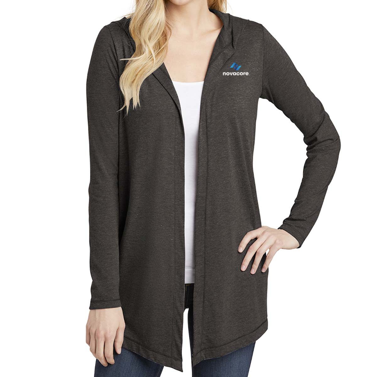 District ® Women’s Perfect Tri Hooded Cardigan
