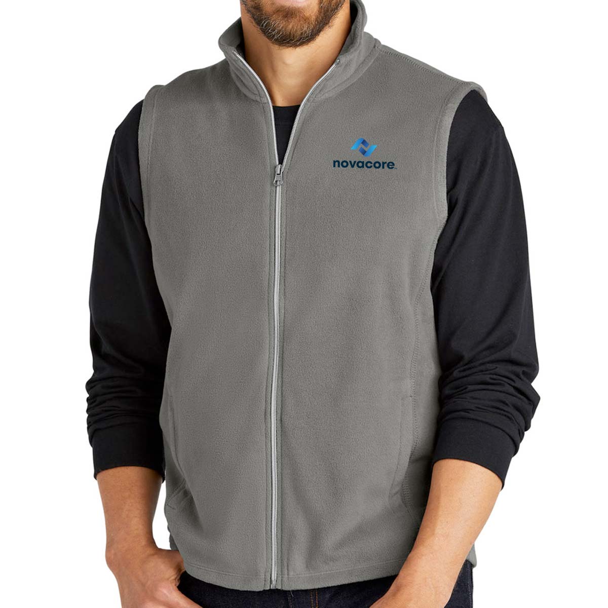 Men's Microfleece Vest - Image 3