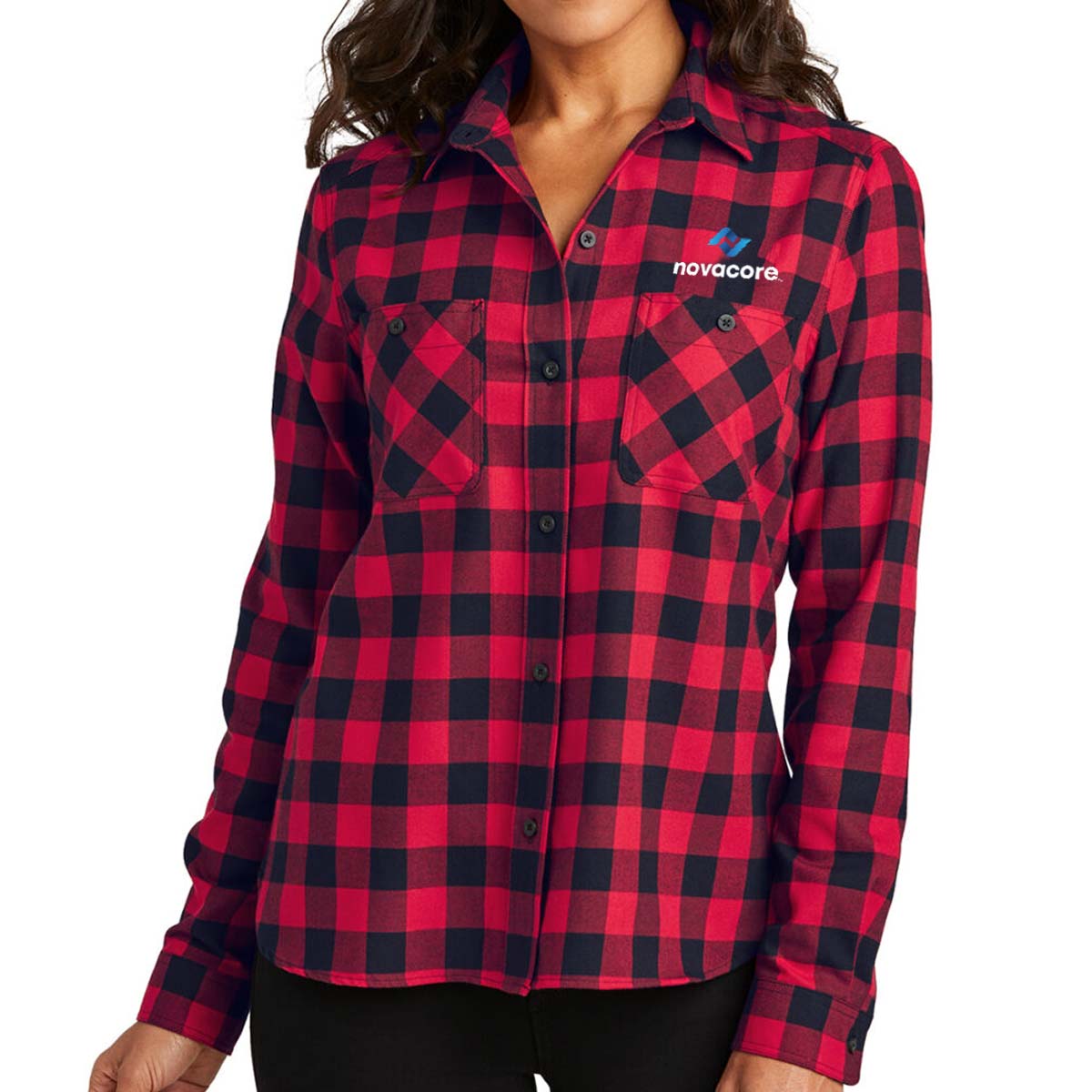 Ladies' Plaid Flannel Shirt