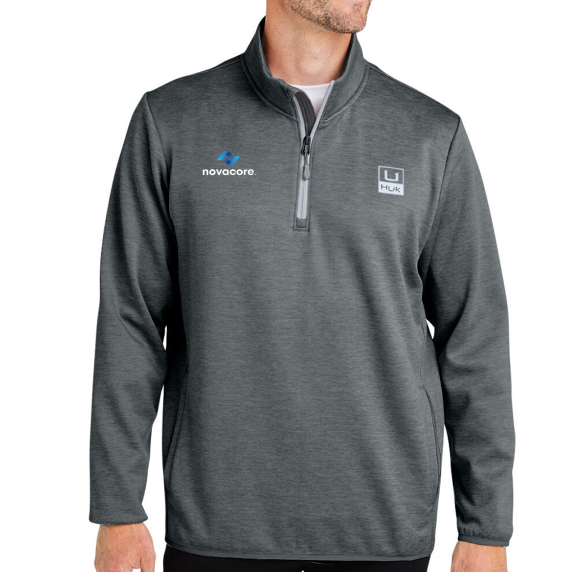 Alternative view of HUK Men's Cold Front Quarter-Zip