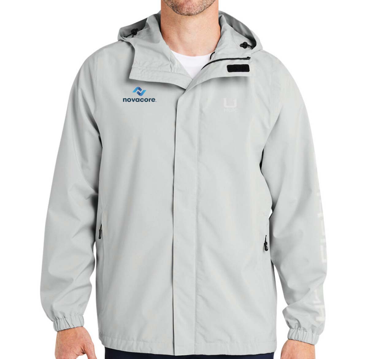 HUK Men's Storm Rain Jacket - Image 6