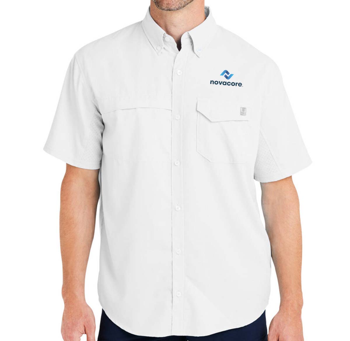 HUK Men's Tide Point Short Sleeve Shirt