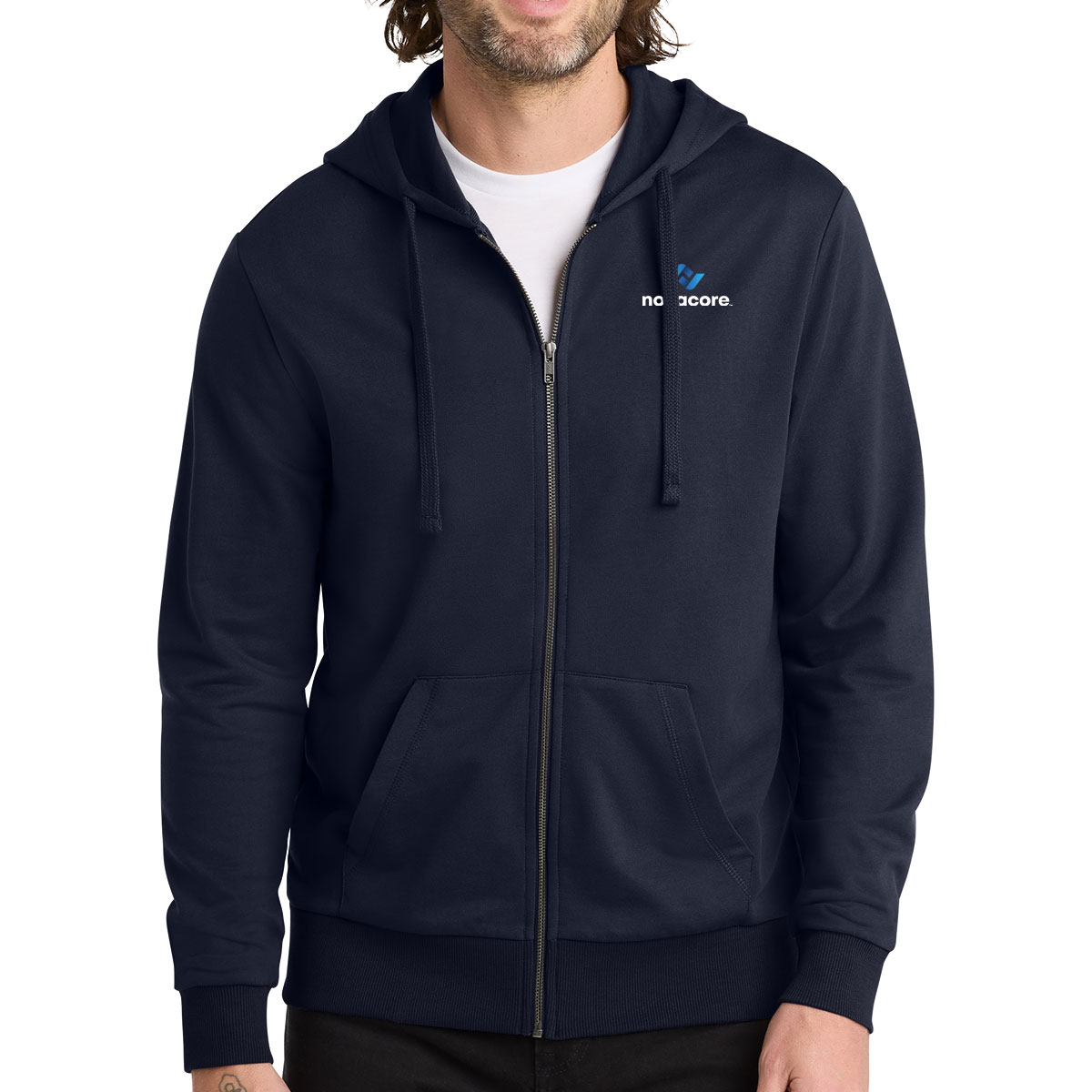 Alternative view of Allmade® Unisex Organic French Terry Full-Zip Hoodie