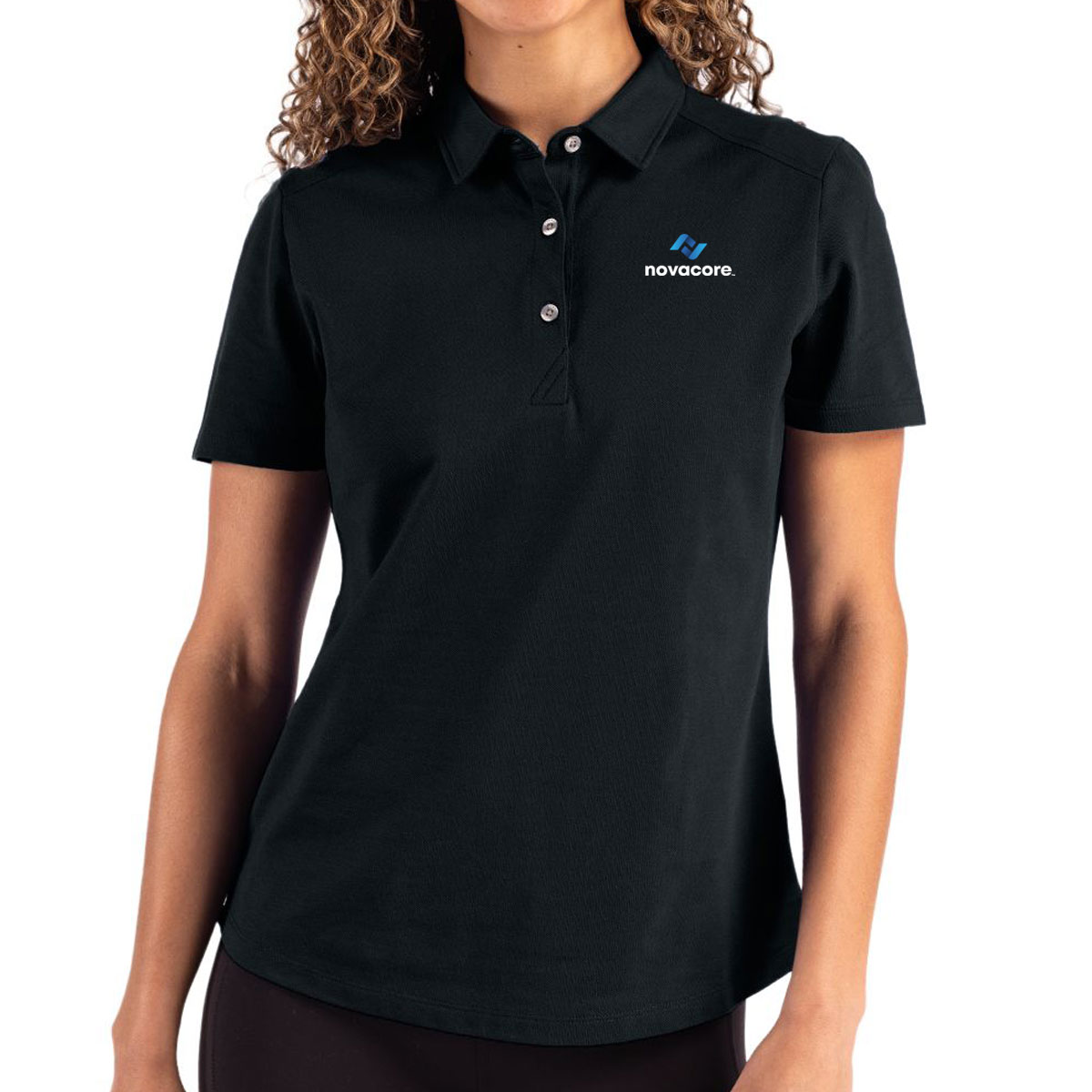 Cutter & Buck Advantage Eco Tri-Blend Pique Women's Polo - Image 3