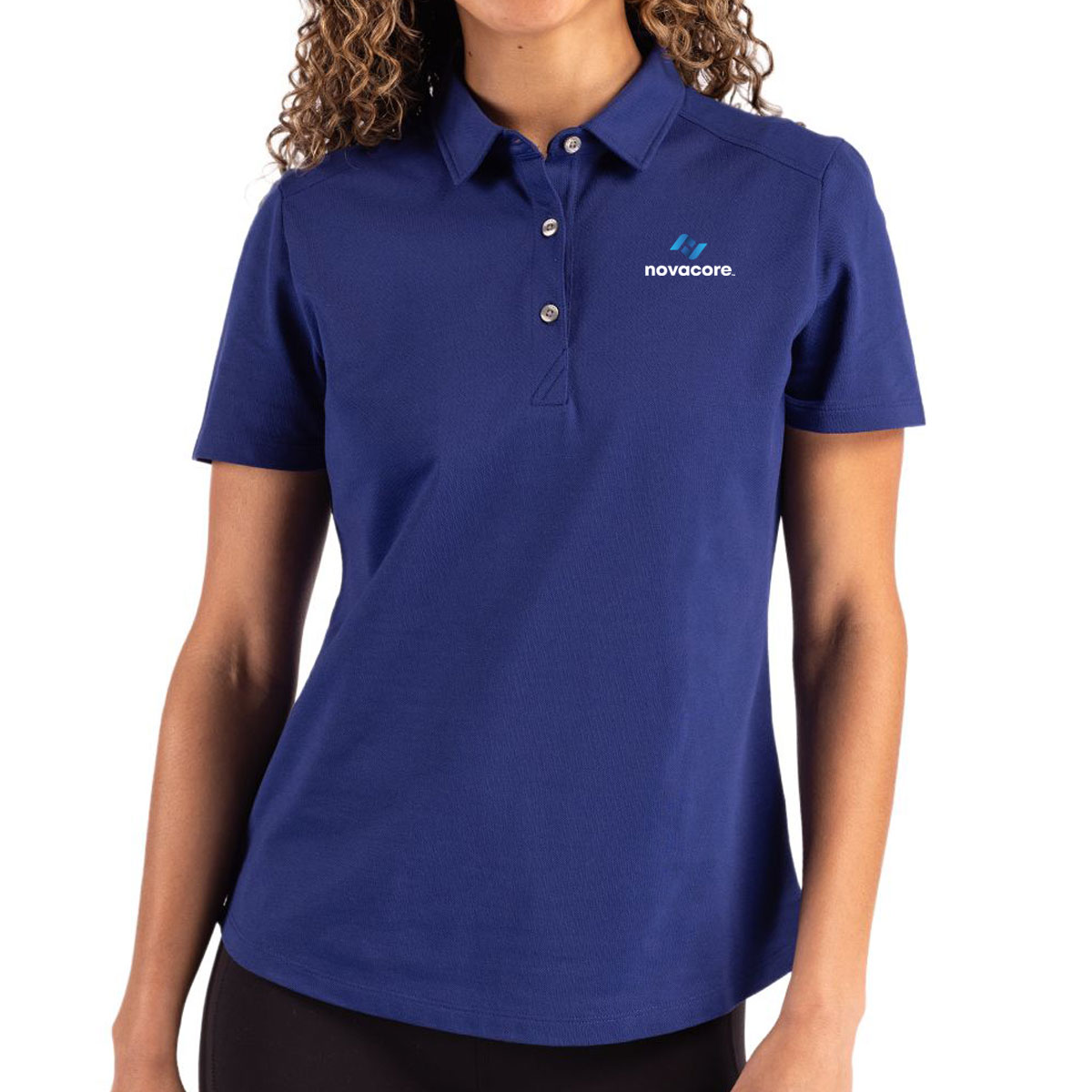 Alternative view of Cutter & Buck Advantage Eco Tri-Blend Pique Women's Polo