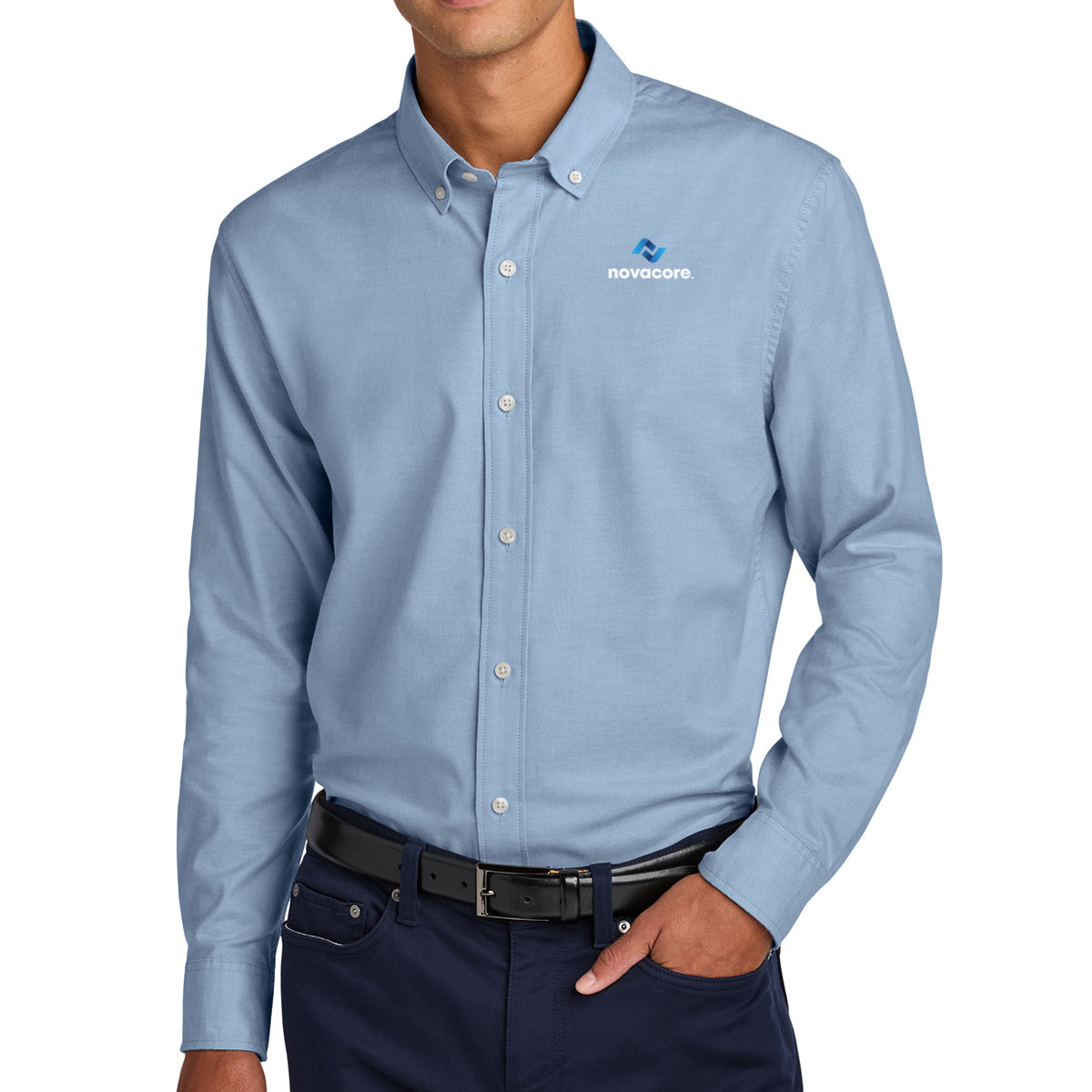 Mercer+Mettle® Long Sleeve Modern Oxford Shirt - Image 3