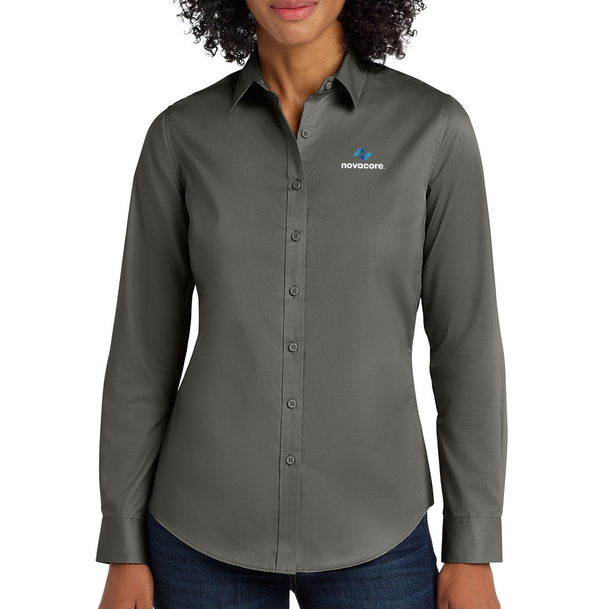 Alternative view of Port Authority® Women's SuperPro™ Twill Shirt