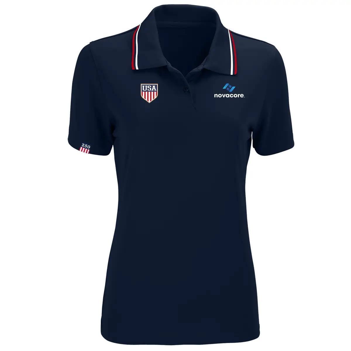 Alternative view of USA Women's Vansport Omega Tipped Polo