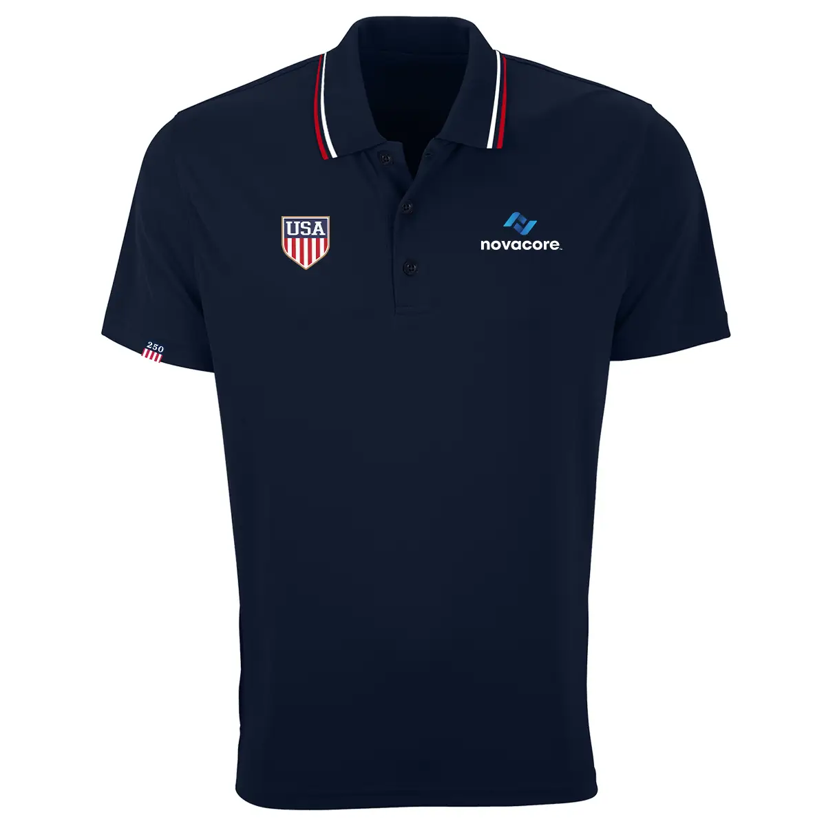 USA Vansport Omega Tipped Polo - Image 3